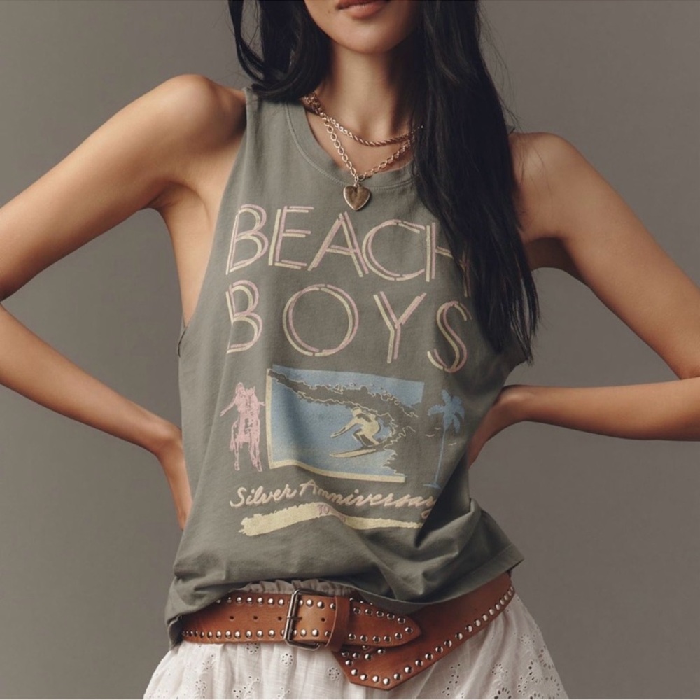 Anthropologie Beach Boys Tank Top